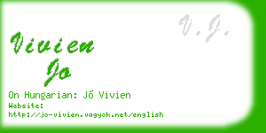 vivien jo business card