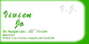 vivien jo business card